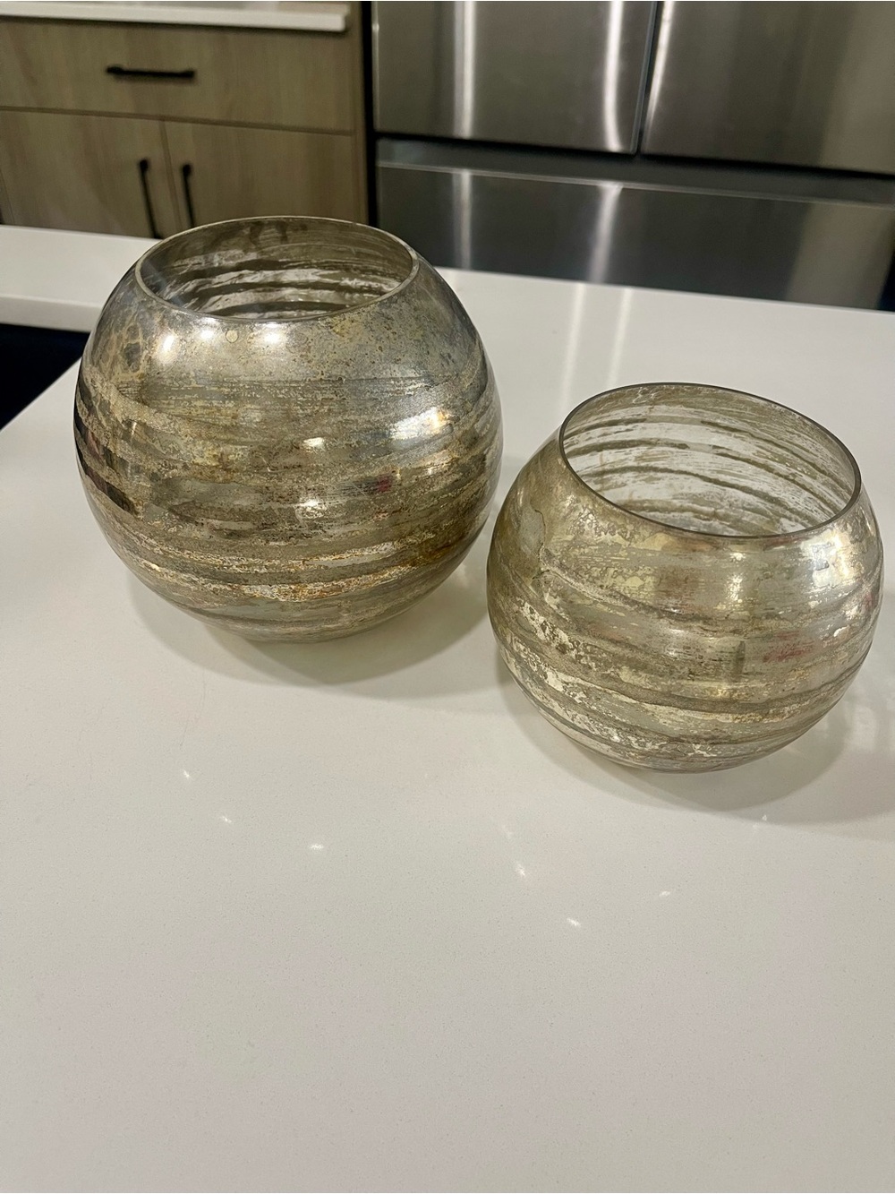 Brassy silver home decor